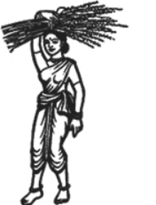 बाली बोकेको महिलाको आकृति